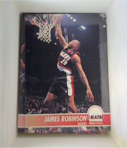 1994-95 NBA Hoops #180 James Robinson — front