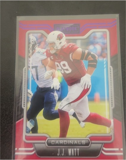 2021 Panini Playbook #3 J.J. Watt — front