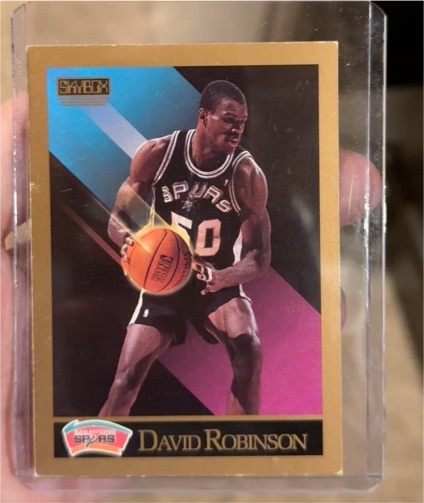 1990 SkyBox #260 David Robinson — front