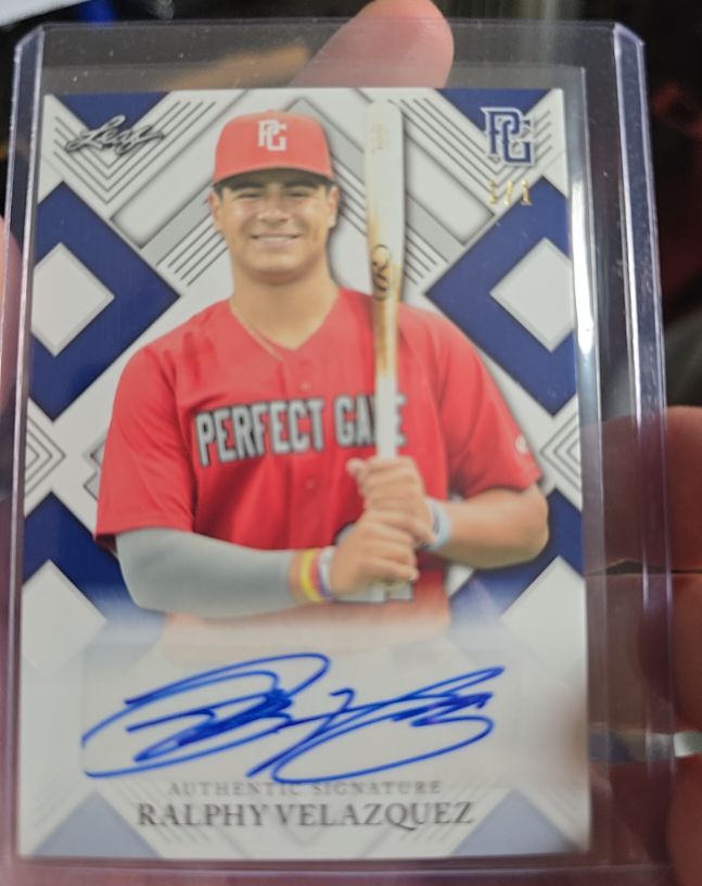 2022 Leaf Perfect Game #Ralphy Velazquez — front