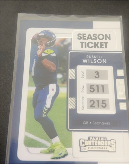 2021 Panini Contenders #85 Russell Wilson — front