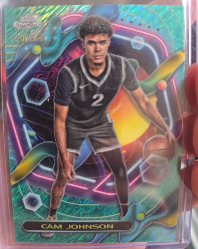 2023-24 Topps Chrome Cosmic #14 Cam Johnson — front