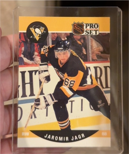 1990 Pro Set #632 Jaromir Jagr — front