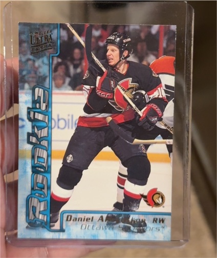 1995-96 Fleer Ultra #329 Daniel Alfredsson Rookie — front