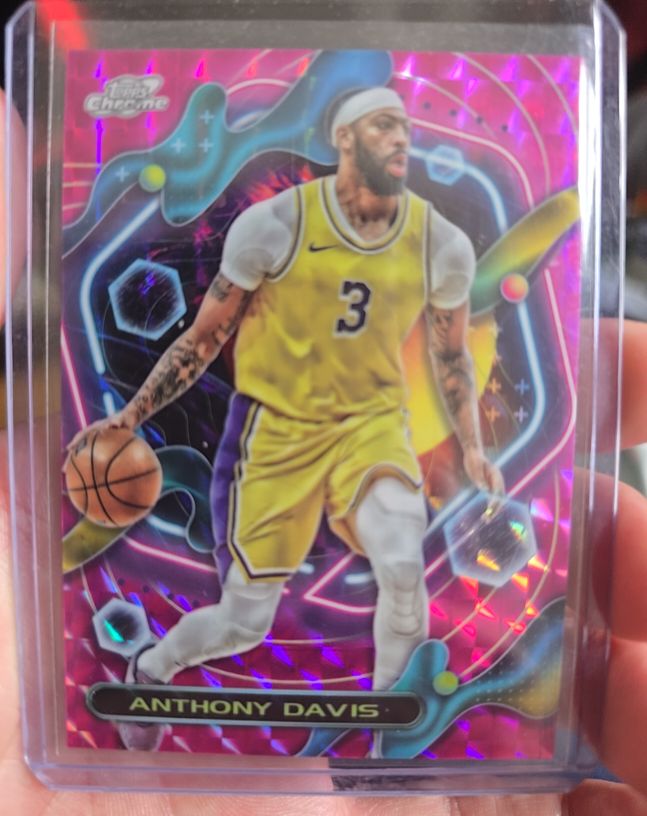 2023-24 Topps Chrome Cosmic #198 Anthony Davis — front