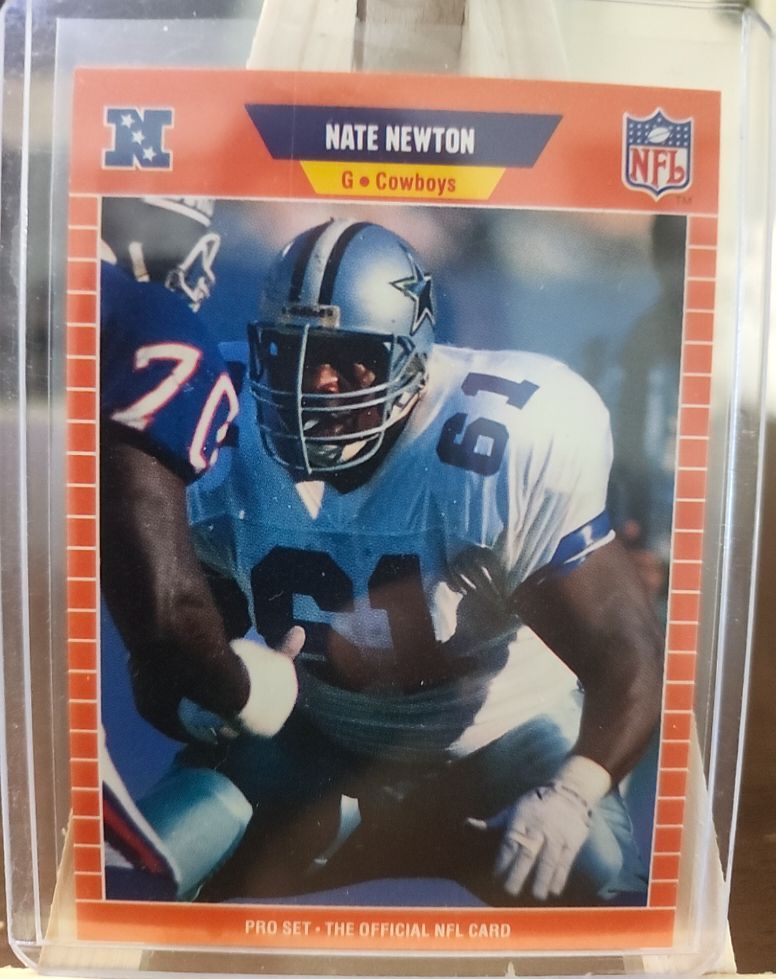 1989 Pro Set #93 Nate Newton — front