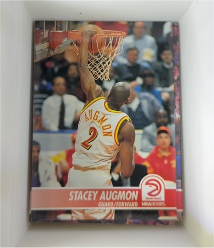 1994-95 Hoops #1 Stacey Augmon — front