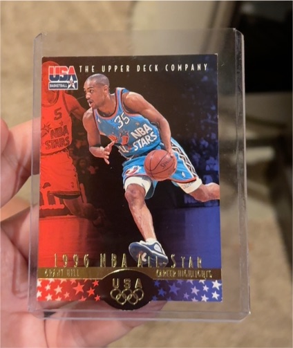 1996 Upper Deck USA #7 Grant Hill — front