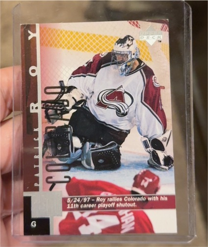 1997-98 Upper Deck #43 Patrick Roy — front