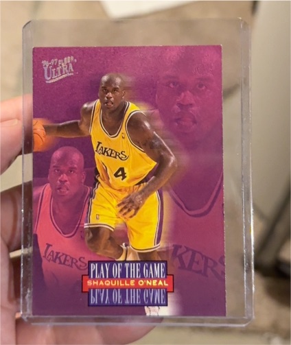 1996-97 Fleer Ultra #296 Shaquille O'Neal Play of the Game — front