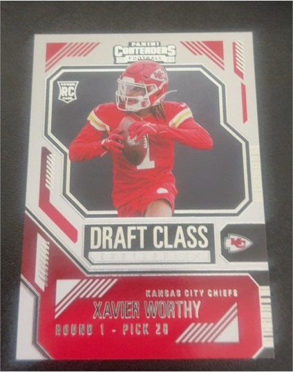 2024 Panini Contenders #6 Xavier Worthy — front