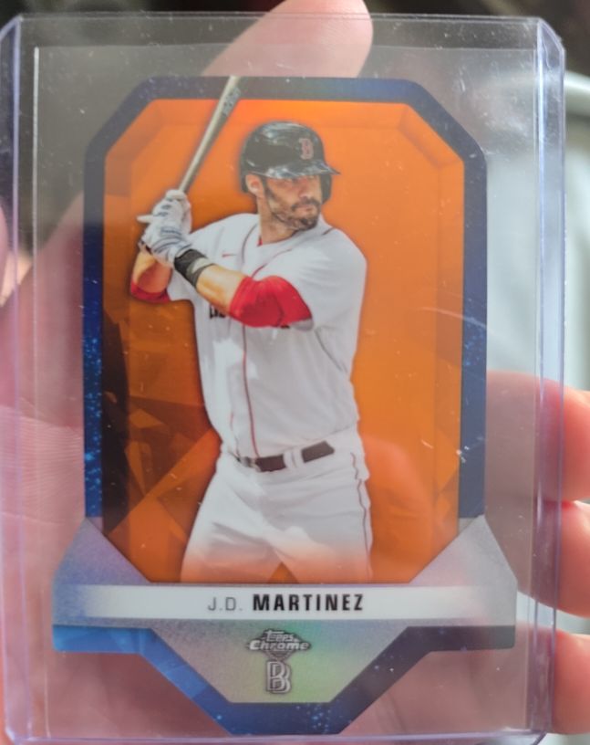 2021 Topps Chrome Ben Baller #BD-7 J.D. Martinez — front
