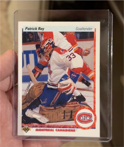 1990 Upper Deck #153 Patrick Roy — front