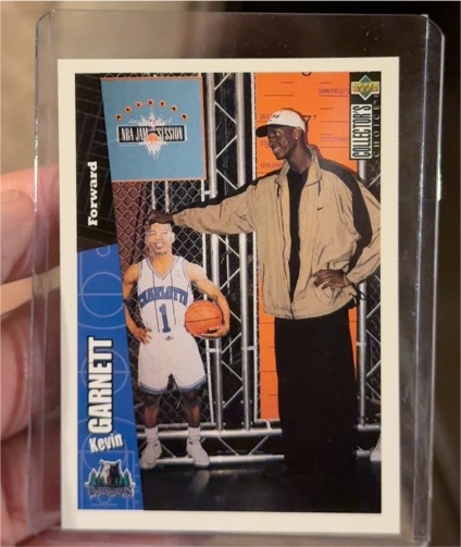 1996-97 Upper Deck Collector's Choice #89 Kevin Garnett — front
