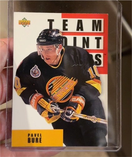1993-94 Upper Deck Team Point Leaders #307 Pavel Bure — front