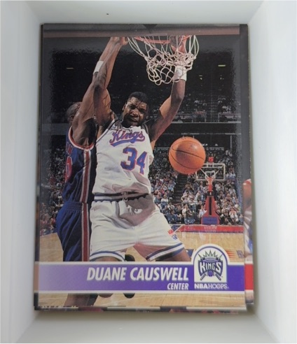 1994 NBA Hoops #34 Duane Causwell — front