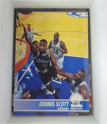 1994 NBA Hoops #154 Dennis Scott — front