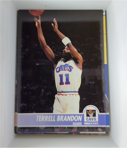 1994 Hoops #32 Terrell Brandon Cleveland Cavaliers — front
