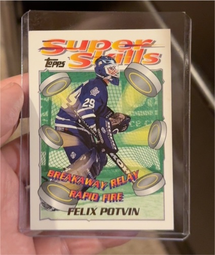 1995-96 Topps Super Skills #85 Felix Potvin — front