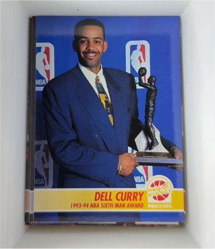 1994 Hoops #262 Dell Curry — front