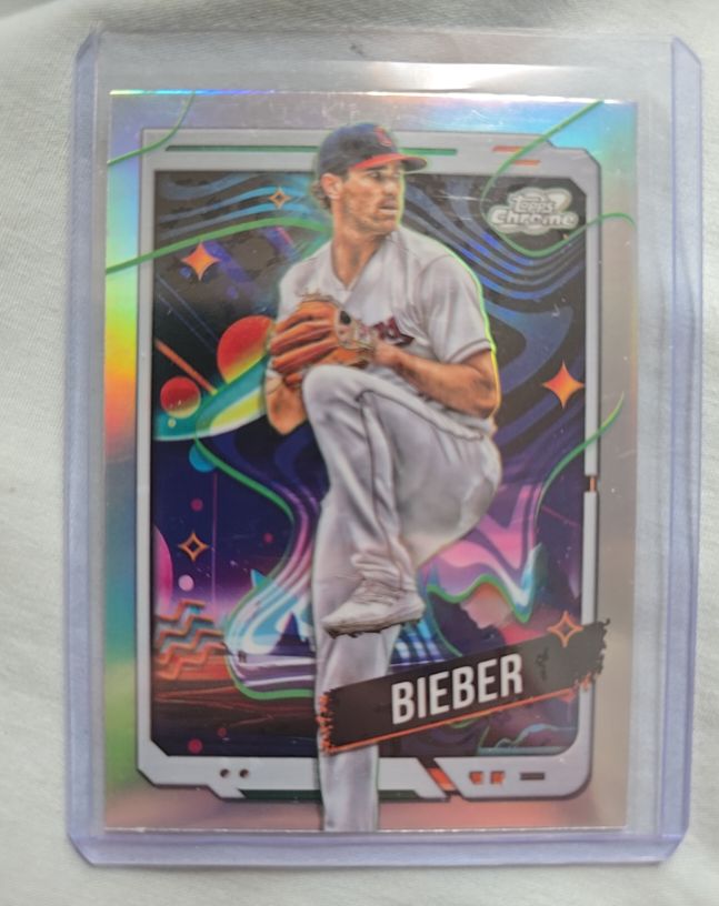 2024 Topps Cosmic Chrome #106 Shane Bieber — front