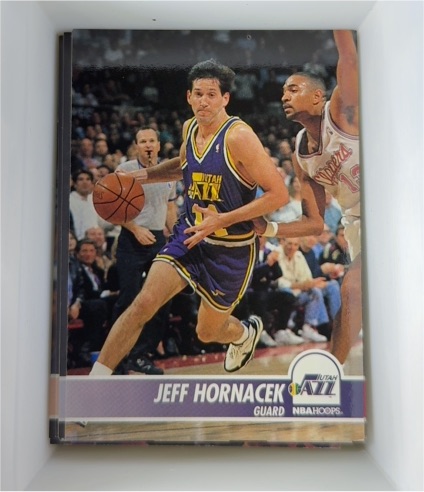 1994-95 NBA Hoops #210 Jeff Hornacek — front