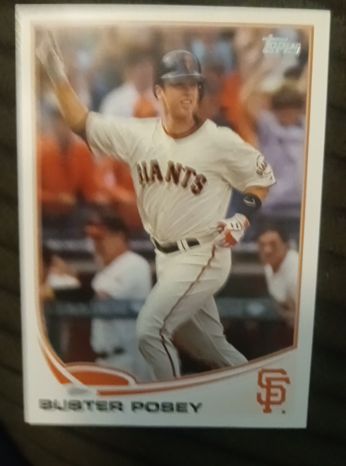 2013 Topps #128 Buster Posey — front