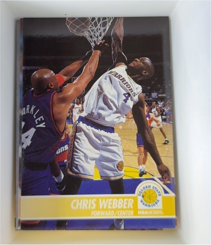 1994-95 NBA Hoops #71 Chris Webber — front