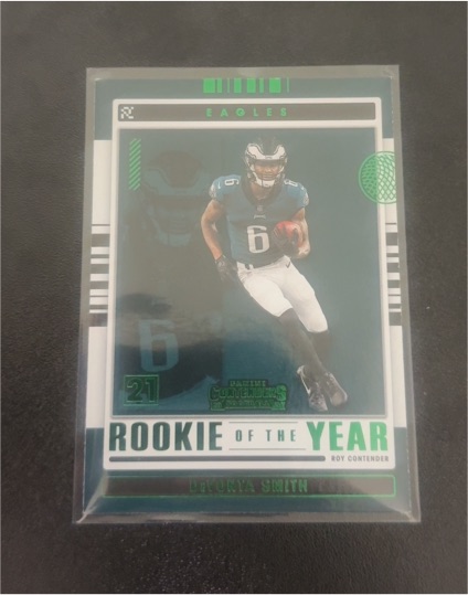 2021 Panini Contenders #ROY-DSM DeVonta Smith Rookie of the Year — front