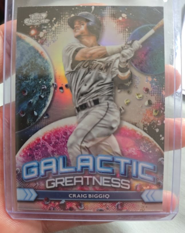 2024 Topps Cosmic Chrome Galactic Greatness #GG-23 Craig Biggio — front
