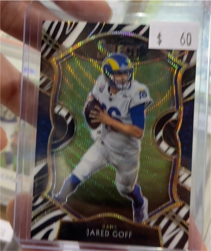 2020 Panini Select Concourse Die-Cut #13 Jared Goff — front