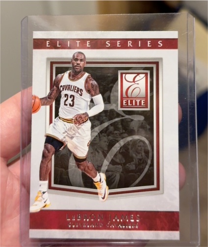 2015-16 Panini Donruss Elite Series #12 LeBron James — front