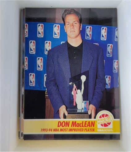 1994-95 NBA Hoops #265 Don MacLean — front