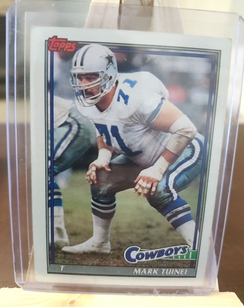 1991 Topps #T Mark Tuinei — front