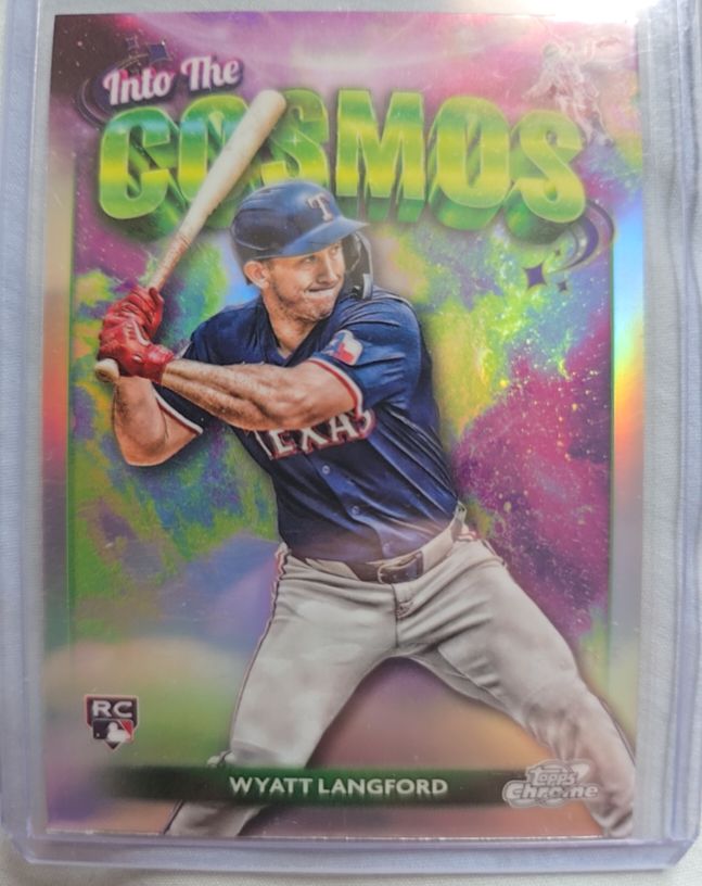 2024 Topps Chrome Cosmic #ITC-25 Wyatt Langford Into the Cosmos — front