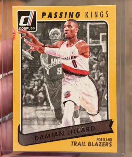 2023 Donruss Passing Kings Damian Lillard — front
