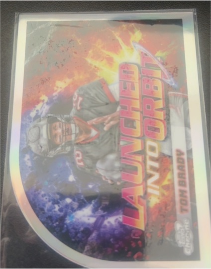 2024 Topps Chrome Cosmic Launched Into Orbit #LIO-11 Tom Brady — front