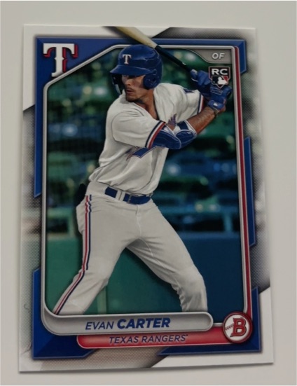 2024 Bowman #46 Evan Carter — front