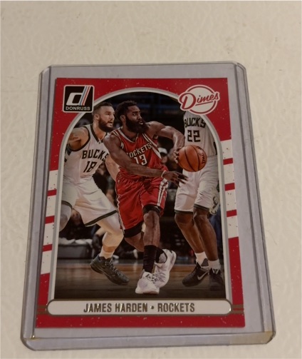 2016-17 Donruss Dimes #4 James Harden Rockets — front
