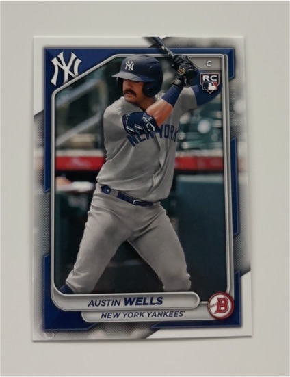 2024 Bowman #87 Austin Wells — front