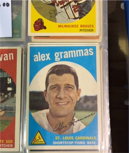 1959 Topps #6 Alex Grammas — front