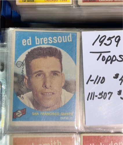 1959 Topps #19 Ed Bressoud — front