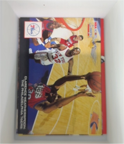 1993-94 NBA Hoops Scoops #HS20 Clarence Weatherspoon — front