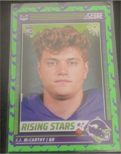 2024 Panini Score-A-Treat #19 J.J. McCarthy — front