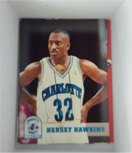 1993 Hoops #308 Hersey Hawkins — front