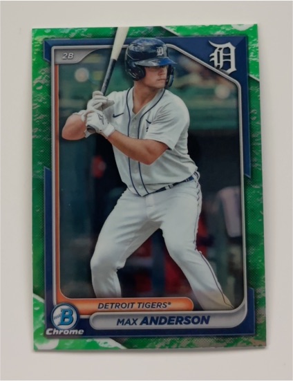 2024 Bowman Chrome #BCP-128 Max Anderson — front