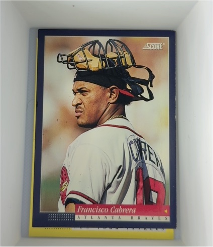 1994 Score #222 Francisco Cabrera — front