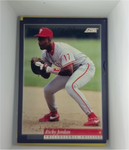 1992 Score #77 Ricky Jordan — front