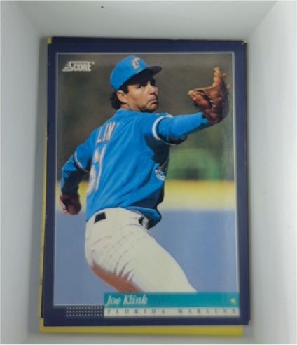 1994 Score #283 Joe Klink — front