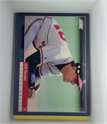 1994 Score #490 Bill Pecota — front